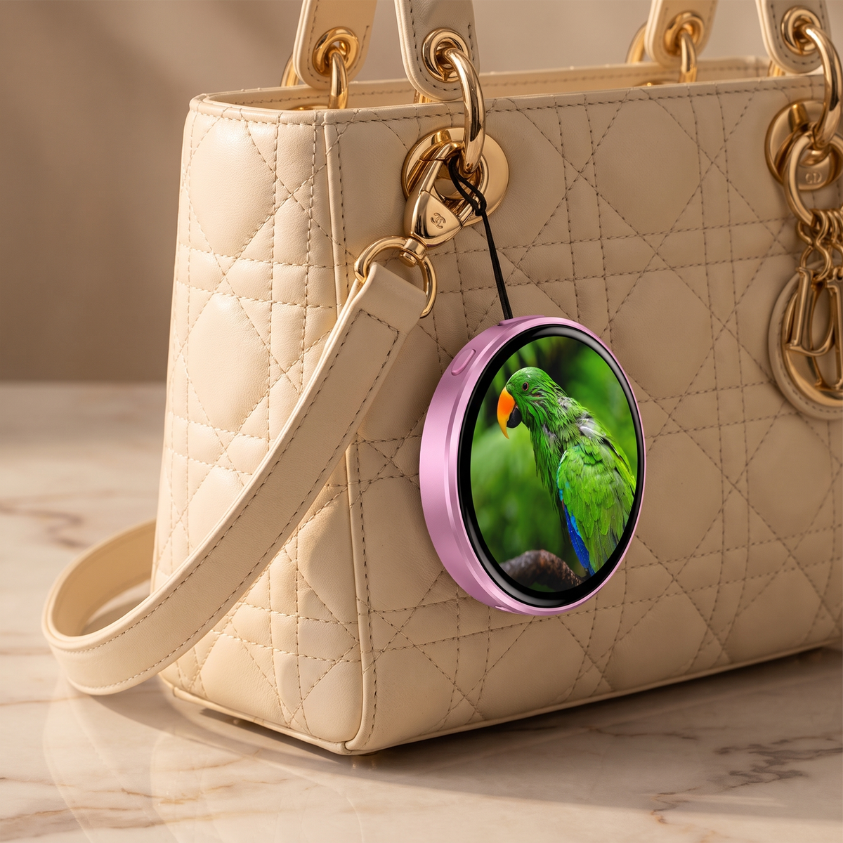 On your bag