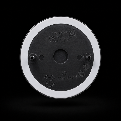 Ivory Gold — Forged Carbon Badge