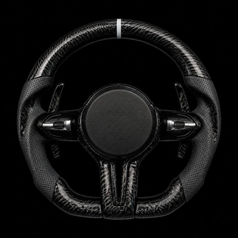 Forged Carbon steering wheel for VW Golf MK8 / 8.5