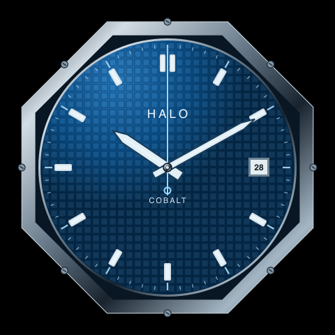 Cobalt Octagon design preview